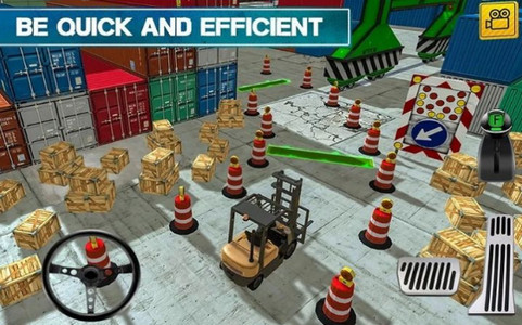 港口卡车停车司机